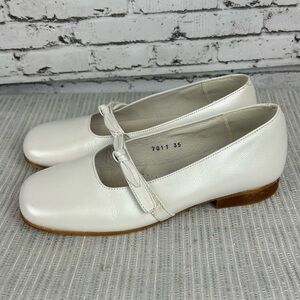 Girls Gorgeous Leather Dress Shoes for Special Occasion Made in Spain Size EU 35